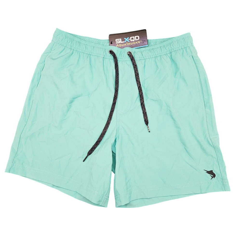 Salt Life (Men's Medium) Aqua Swim Trunks‎ SLX-QD Performance Board Shorts Surf